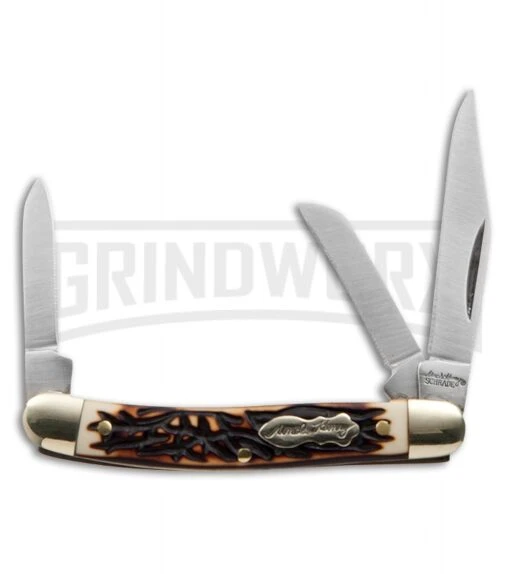 Uncle Henry JR Small Stockman Staglon Pocket Knife -AKC Knife Shop schrade 807uh jr small stockman folder large