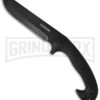 Schrade SCHF43 Frontier Black TPE Fixed Blade Knife - Black Plain -AKC Knife Shop schrade fixed schf43 cm large