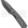 Schrade SCH304S Tactical Drop Point Folding Knife - Gray Serr -AKC Knife Shop schrade frame serr sch304s large