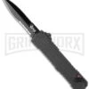 Schrade SCHOTF3BS Viper OTF Assisted Opening Knife - Black Serr -AKC Knife Shop schrade schotf3 bhq 12165 jr large