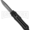 Schrade SCHOTF Assisted Opening OTF Knife - Drop Point Gray Plain -AKC Knife Shop shrade out the front schotf black large