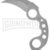 United Cutlery Silver Undercover Karambit Fixed Blade Knife - Satin Plain -AKC Knife Shop silver undercover karambit uc1466 large