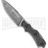 Smith & Wesson M&P Guard Black G-10 Fixed Blade Neck Knife - Black SW Plain -AKC Knife Shop smith and wesson mp guard neck black g 10 black sw GX 31509 jr large