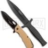 Smith & Wesson On Duty/Off Duty Folding And Fixed Blade Knife Combo Pack -AKC Knife Shop smith and wesson on duty off duty 2 piece combo set BHQ 89450 jr large