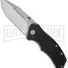 Smith & Wesson Black G-10 Folding Knife - Bead Blast Plain -AKC Knife Shop smith and wesson sw602 jm large