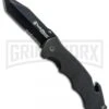 Smith & Wesson SWBG6TS Border Guard Folding Knife - Black Serr -AKC Knife Shop smith wesson border guard swbg6ts large