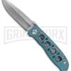 Smith & Wesson Extreme Ops CK105BL Blue Folding Knife - Satin Plain -AKC Knife Shop smith wesson ck105bl large