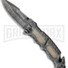 Smith & Wesson Border Guard SWBG7 Folding Knife - Black Stonewash -AKC Knife Shop smith wesson swbg7 jm large