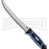 SOG Bladelight Fillet Fixed Blade Knife W/ LEDs - Satin Plain -AKC Knife Shop sog blade light fillet 7 5in blt32k cp large