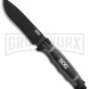 SOG Bladelight Tactical Fixed Blade Knife W/ LED - Black Plain -AKC Knife Shop sog bladelight tactical blt22k large