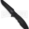 SOG Field Pup II Fixed Blade Knife - Black Plain -AKC Knife Shop sog field pup ii black fp6 l large