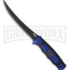 SOG Fillet 6" Fixed Blade Knife - Black Plain -AKC Knife Shop sog fixed fillet fishing flt31k 6 inch jm large