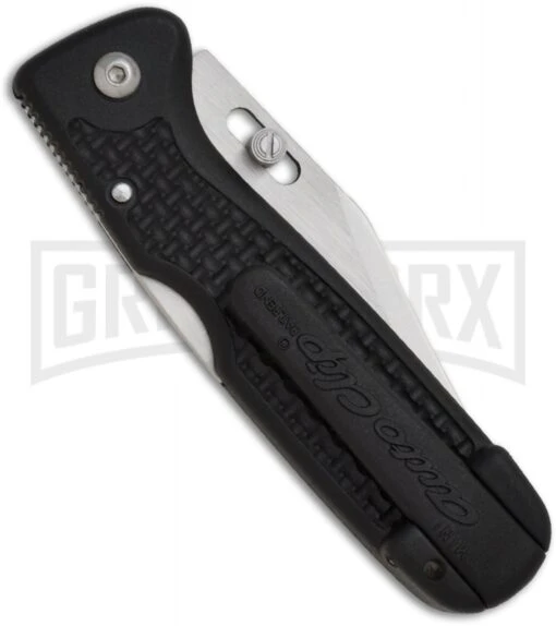 SOG Mini AutoClip Folding Knife - Satin Plain -AKC Knife Shop sog mini autoclip ac 10 back large