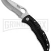 SOG SOGzilla Small Folding Knife - Satin Serr -AKC Knife Shop sog sogzilla small sp 02 black serrated large