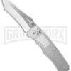 SOG Targa TG1001 Tanto Folding Knife - Satin Plain -AKC Knife Shop sog targa satin tg1001 bx cm large