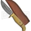 Tallen Timber Mosaic White Smooth Bone Fixed Blade Knife - Damascus Plain -AKC Knife Shop tallen timber mosaic white smooth bone damascus BP 29713 jr large