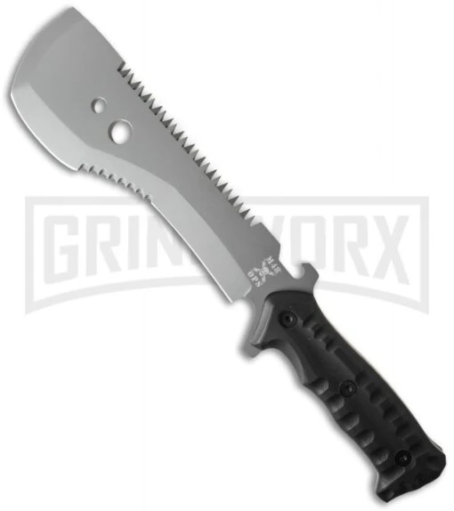 United Cutlery M48 Ops Sawback Smatchet Knife - Black Serr -AKC Knife Shop united cultlery uc3119 cm large