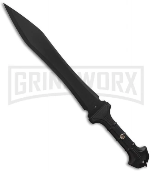 United Cutlery Black Combat Commander Gladiator Sword - Black Plain -AKC Knife Shop united cutlery combat commander gladiator uc3009 large