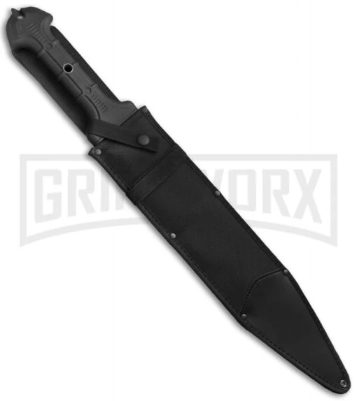 United Cutlery Black Combat Commander Gladiator Sword - Black Plain -AKC Knife Shop united cutlery combat commander gladiator uc3009 sheath large