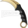 United Cutlery Honshu Ninja Karambit Knife - Gold Plain -AKC Knife Shop united cutlery honshu kerambit uc3131 cm large