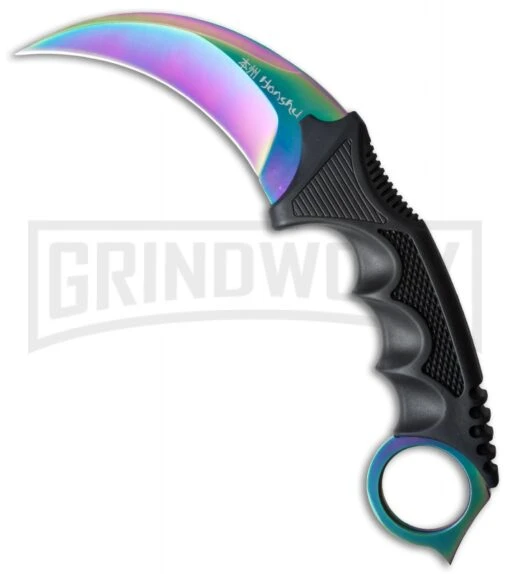 United Cutlery Honshu Rainbow Tini Karambit Knife - Spectrum Plain -AKC Knife Shop united cutlery honshu uc3113 cm large